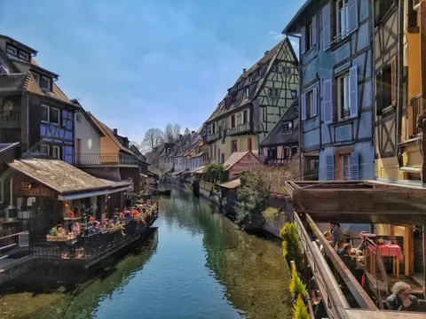 Colmar, France. In the Litte Venice neighborhood.