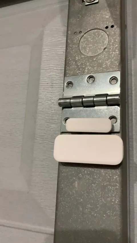 Easy way to add a security contact sensor to your garage door!  🤝