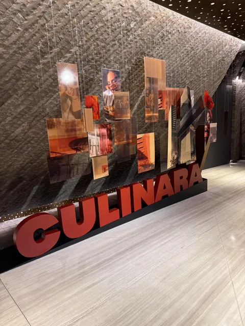 A food court suspended between two buildings 24 stories up in Dubai