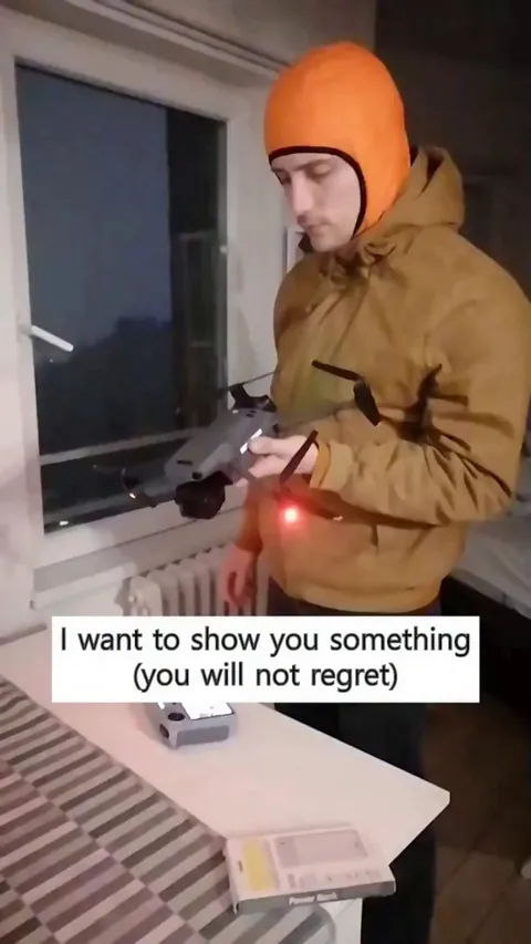 The lucky combination of rarest conditions: low clouds + testing of lighting system before new year's eye 2025