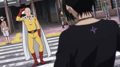 Saitama blade breakfast (one-punch man)