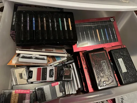 My friend moved away and gave me her old makeup collection. Everything is at least 9+ years old at this point. What would still be good to use?
