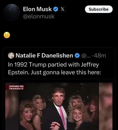 Elon, YOU helped him win the election… don’t act like you didn’t know all this