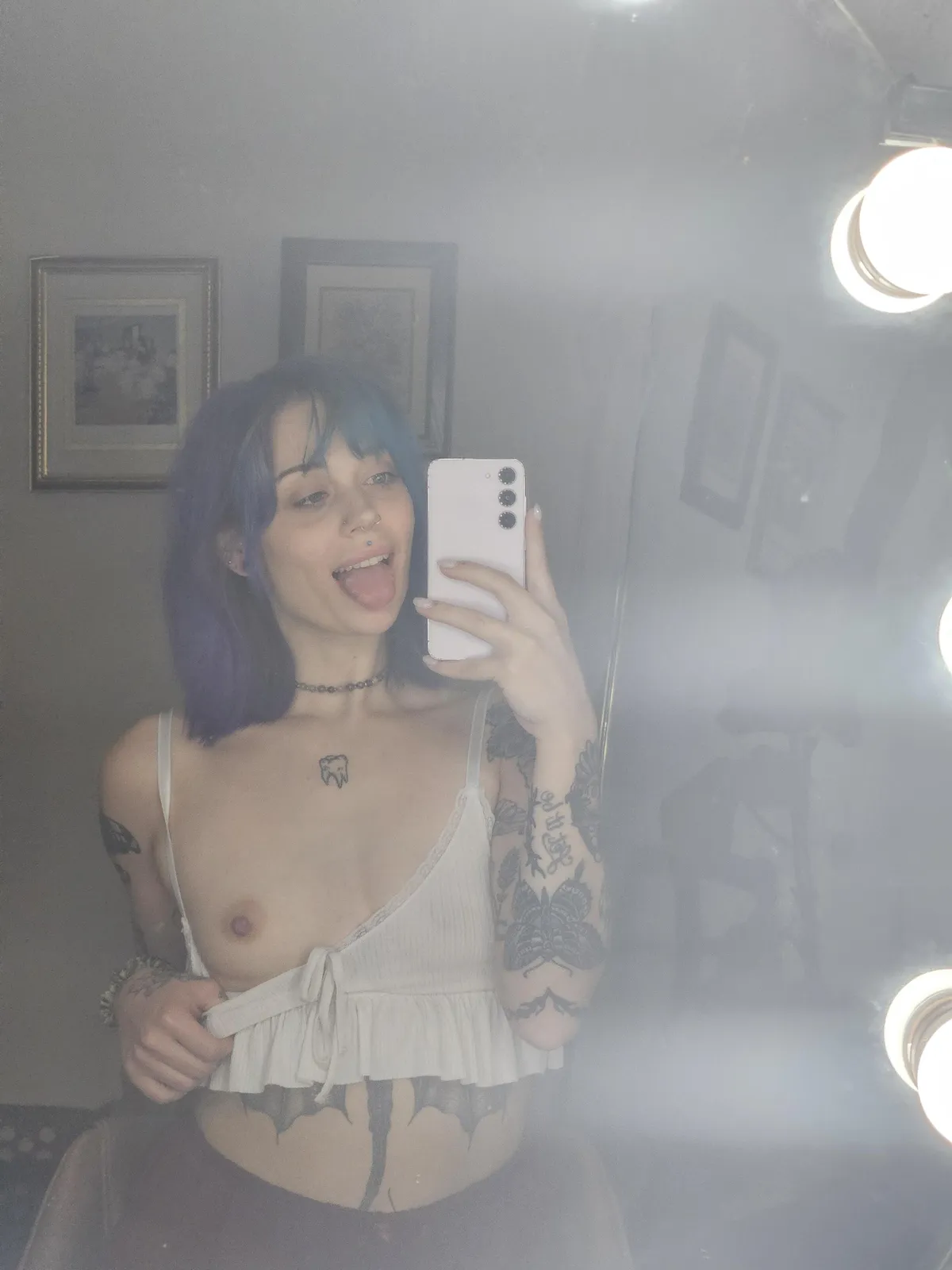 I just love flashing my lil titties 