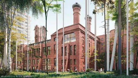 What do you think about this unorthodox solution — buildings ‘lifted up in the air’? Badaevskiy Brewery redevelopment by Herzog &amp; de Meuron