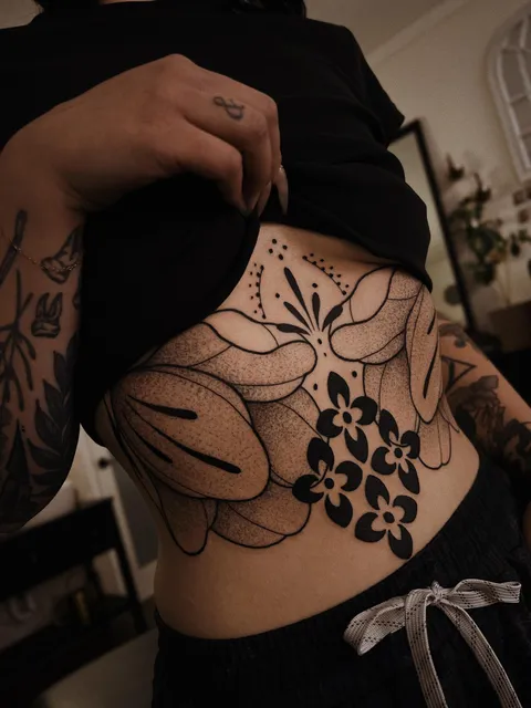 Start of bodysuit by Steph Speer Calgary, Canada