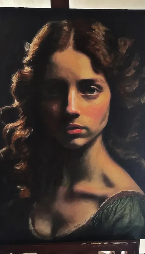 “Windows of the soul”, Billy Flynn Gadbois, oil on canvas, 2024