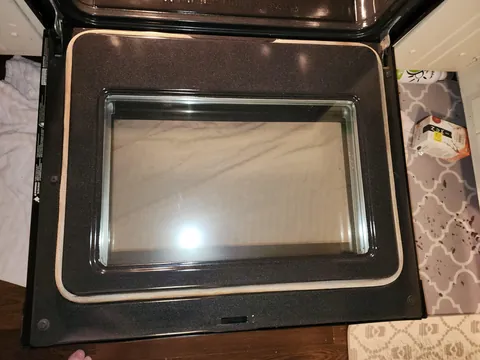 Before-and-after of my disgusting oven