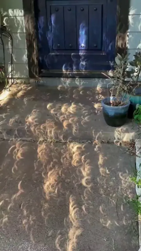 The Mesmerizing Shadows of a Solar Eclipse.