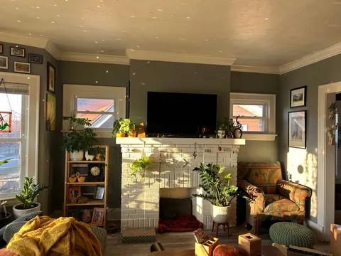 Our light filled living room 🥰