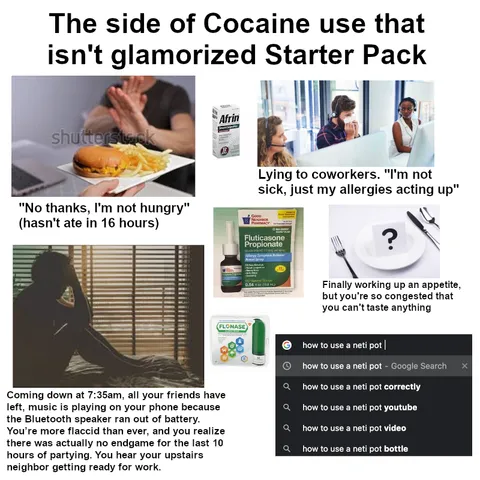 The side of Cocaine use that isn't glamorized