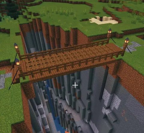 My attempt at a bridge over ravine 😁
