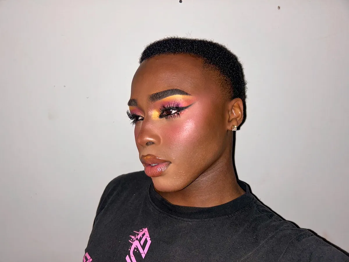 The inspo and my recreation✨