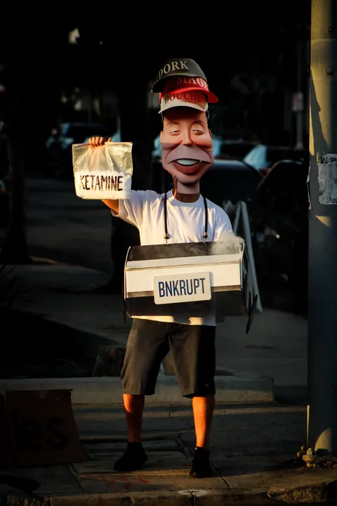 [OC] Outside the Tesla Diner in Hollywood, Friday Oct. 3