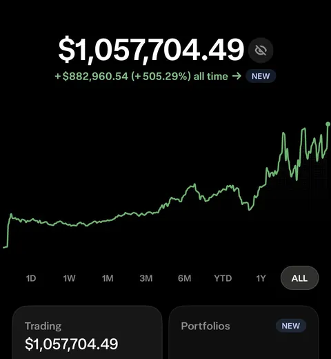 Fuck everyone. 4.5 years to get to a million without options and I’m done!