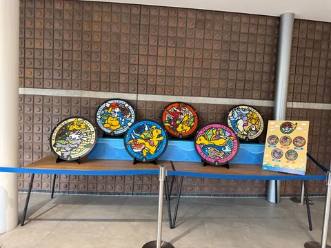 Took my son to the Pokemon Fossil Exhibit. Here are some pictures.