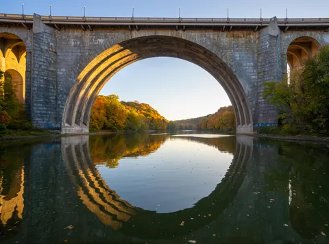 ITAP of a Bridge and it's Reflection