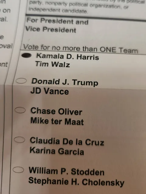 Recieved my absentee ballot Friday, excited for a future without Donald Trump.