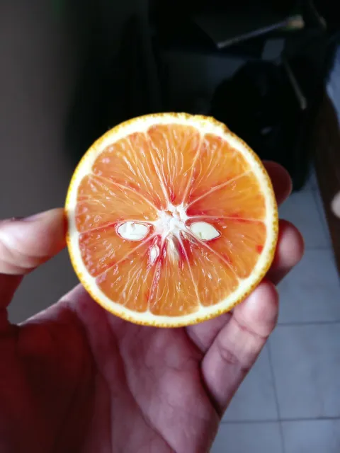 Why is my orange "bleeding"?