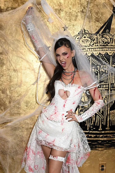 Victoria Justice at Love Zombie Halloween Party and Single Release in Los Angeles - October 21, 2025