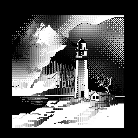 1bit pixels for Intober day 13 :: Horizon