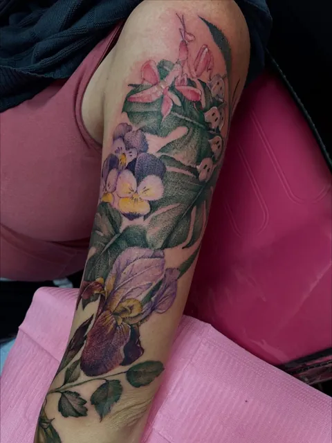 Left Arm Sleeve 2nd session. (Danie Dismay in Daytona)