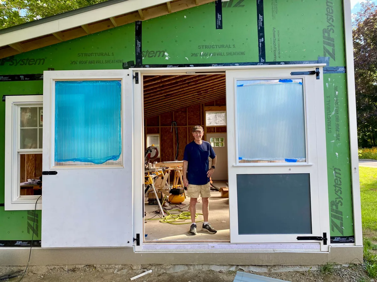 I built a 500 sq ft backyard shed studio for my photography business. I personally handled every phase from design to completion except for concrete, electrical, and HVAC. It's insulated and comfortable year round here in New Hampshire.  Ask me anything!