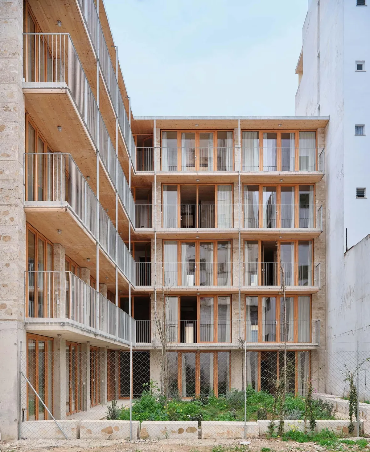 Social Housing in Mallorca, Spain made of local stone- Harquitectes (2021-2022)