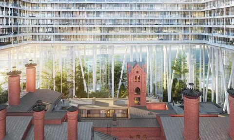 What do you think about this unorthodox solution — buildings ‘lifted up in the air’? Badaevskiy Brewery redevelopment by Herzog &amp; de Meuron