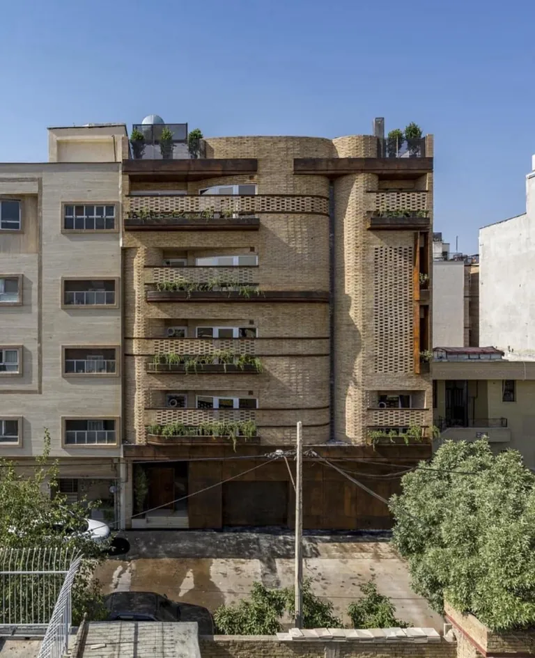 Interesting examples of mid-rise apartments in Iran