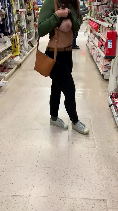 Little flashing at the retail store!