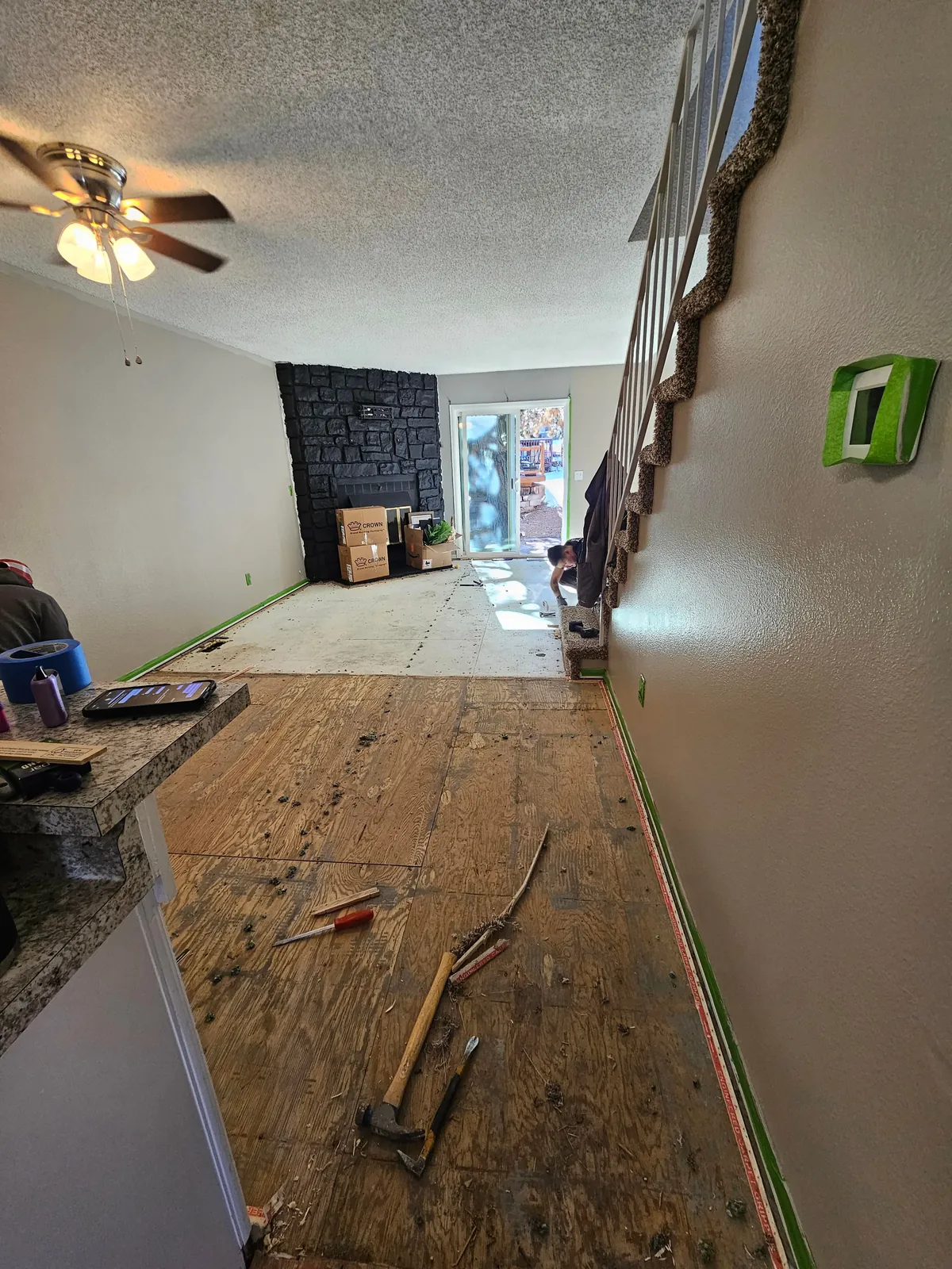 Did a few upgrades to Son's townhome.