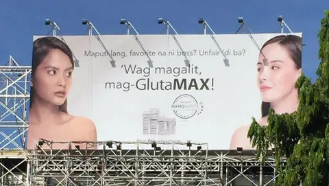 An ad for whitening cream from the Philippines
