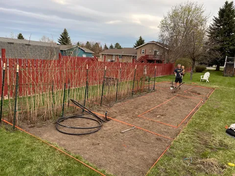 My wife asked for new raised beds so naturally I replaced the entire garden.