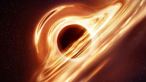 Can someone explain to me exactly what I’m looking at and why a black hole looks like this? Is a black hole a flat disc or a sphere like Earth?