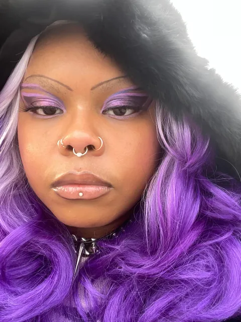 Was going for purple Power Puff Girl x Bratz doll vibes