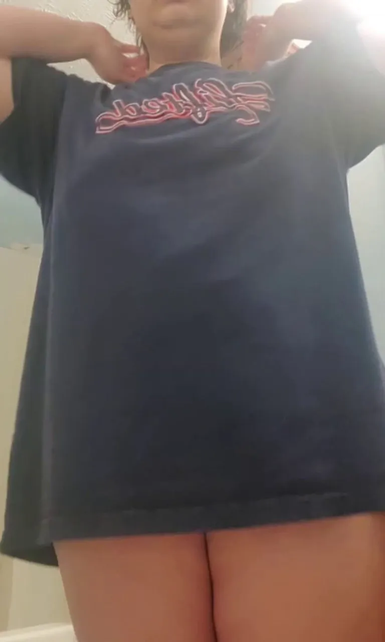 (F20, 235 lbs) the best part about stealing my dad's shirts