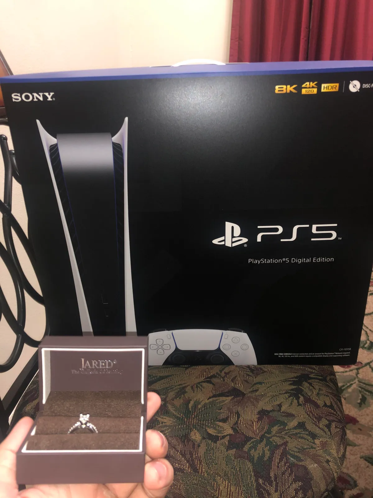 My gf was super excited that I was able to get a PS5 for us. Little does she know, theres more in store.