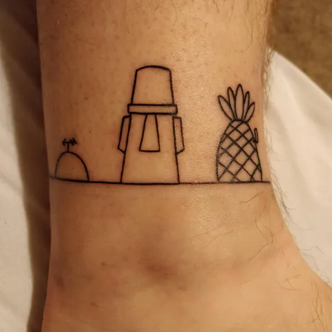 My first tattoo, an homage to the neighborhood I spent so much of my childhood in. Done by Phil W. At TRX Tattoos in St.Louis, MO