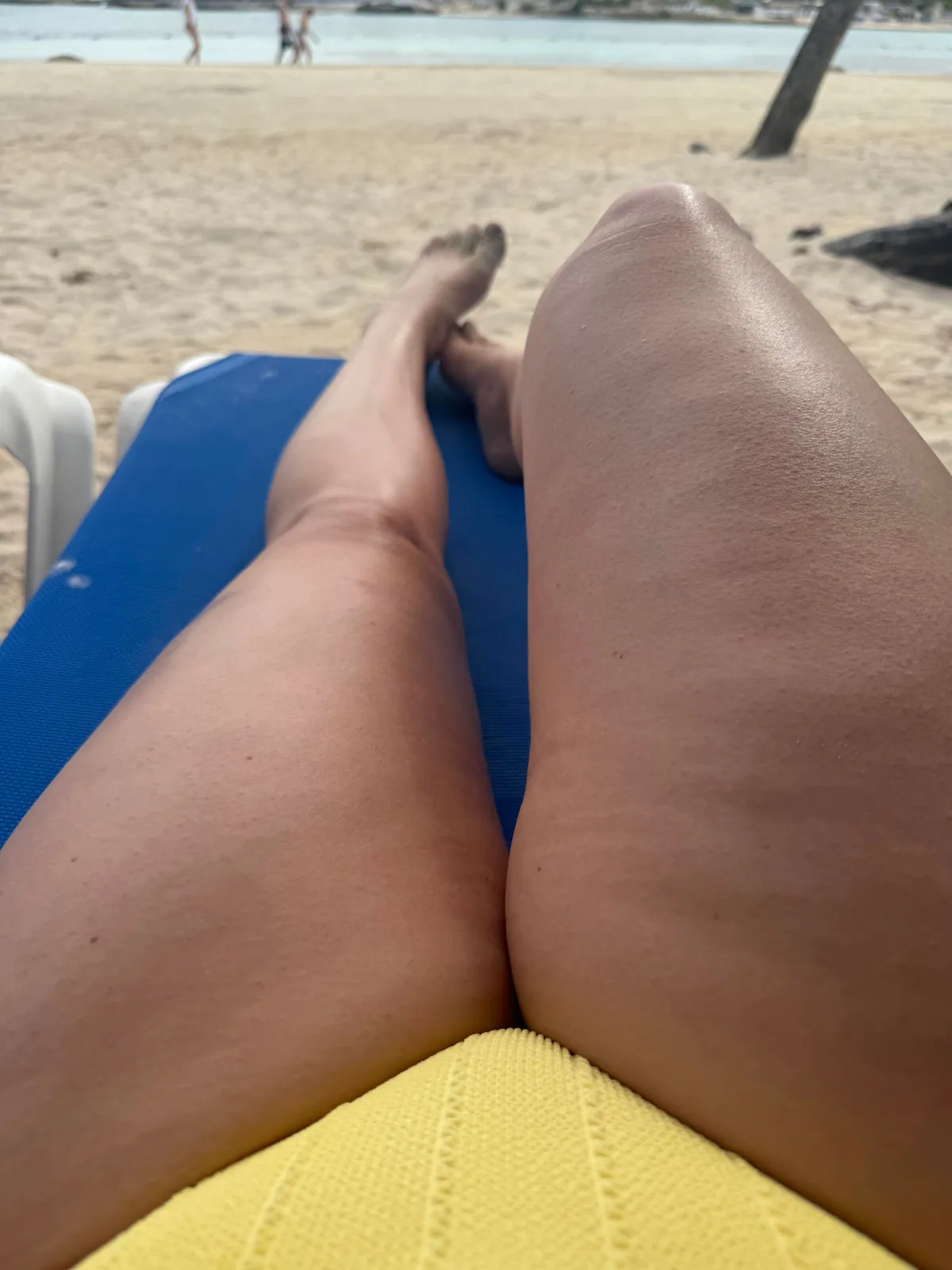 Trying to give you a little peek at the beach when no one is looking.