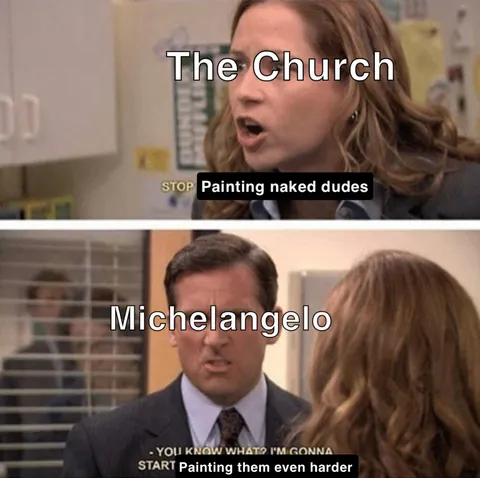 Just another day in the Sistine Chapel, c. 1541