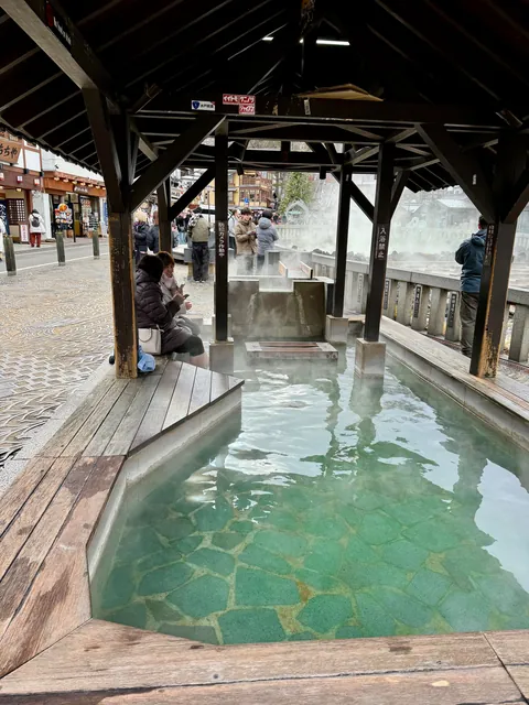 December in Kusatsu, one of the best onsen town in Japan
