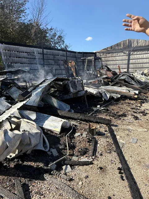 Shitty someone lit our family business on fire today. We own a storage facility and my folks called me thankfully we didn’t lose more and only one customer was effected but we lost all of our equipment