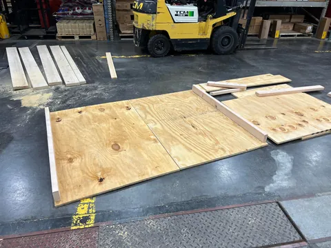 I built a custom bed slider for my new work truck.