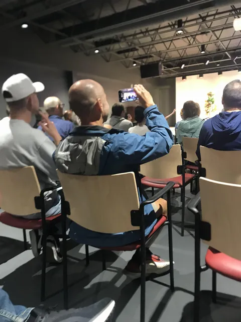 The person on stage deliberately asked for no one to film them