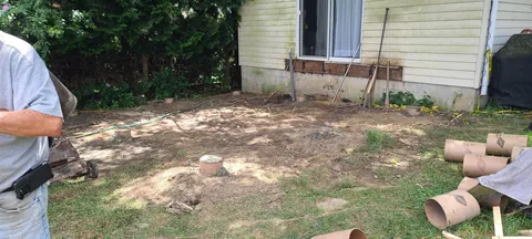 Replaced the deck that was falling apart when I bought the house, and decided to go bigger