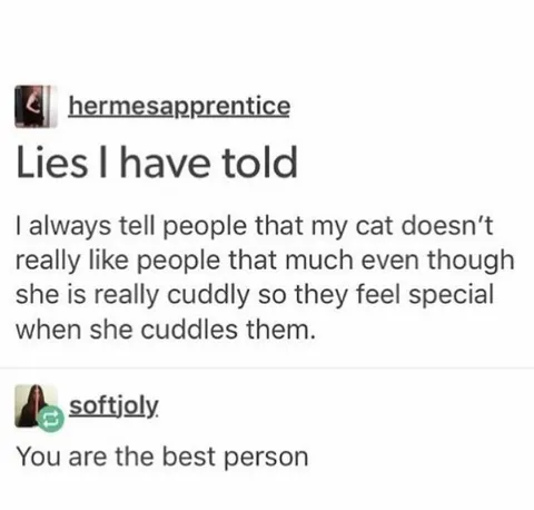 A warm and fuzzy feeling