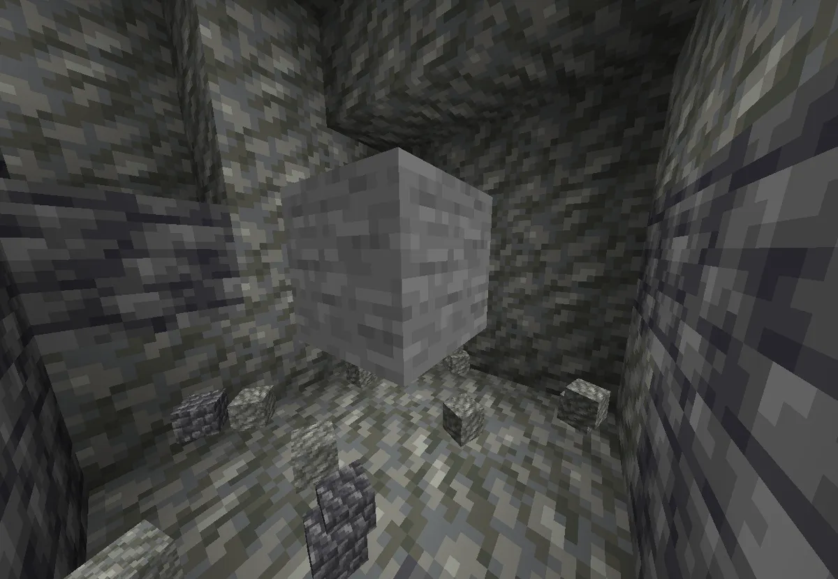 Naturally generating stone at y -12?