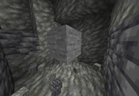 Naturally generating stone at y -12?