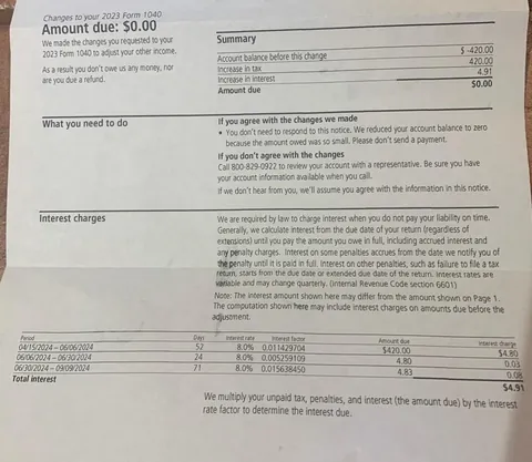 The IRS audited me for $4.91, and then forgave the debt to pat themselves on the back.
